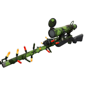 Strange Festivized Clover Camo'd Sniper Rifle (Well-Worn)