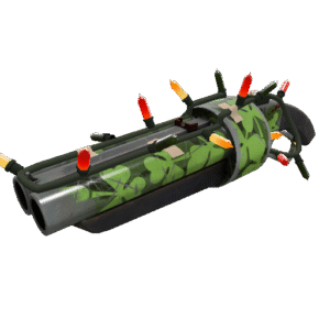 Strange Festivized Killstreak Clover Camo'd Scattergun (Well-Worn)