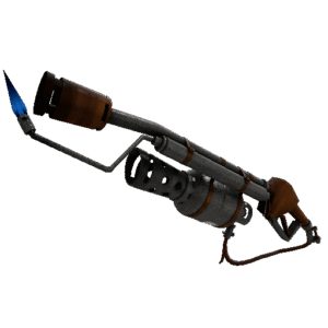 Damascus and Mahogany Flame Thrower (Factory New)