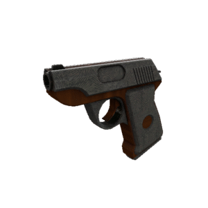 Damascus and Mahogany Pistol (Factory New)