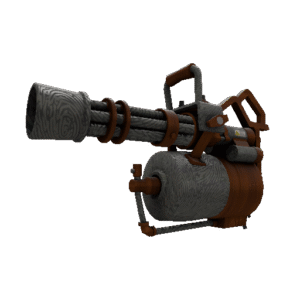 Damascus and Mahogany Minigun (Factory New)
