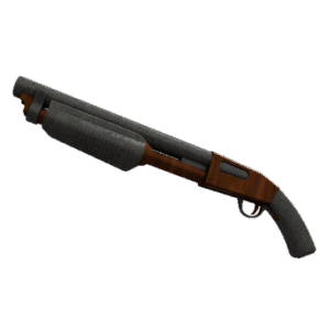 Damascus & Mahogany Shotgun