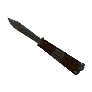 Damascus and Mahogany Knife (Field-Tested)