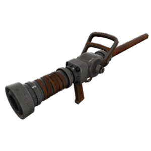 Damascus and Mahogany Medi Gun (Well-Worn)