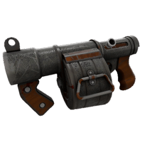 Damascus and Mahogany Stickybomb Launcher (Well-Worn)