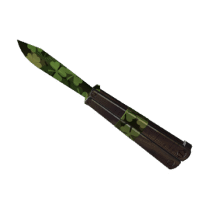 Clover Camo'd Knife